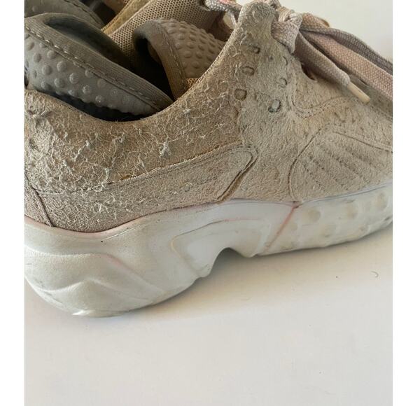 Acne Studios Beige Rockaway Tumbled Suede Distressed Sneakers Men’s • Size 7 - Picture 5 of 8